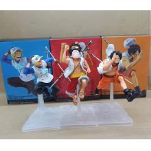 One Piece Luffy ACE Sabo anime figure