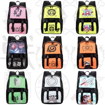 Jujutsu Kaisen Demon Slayer Naruto One Piece Totoro anime backpack bag