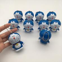 Doraemon anime figure doll key chains set(10pcs a set)7CM
