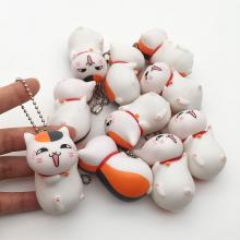 Natsume Yuujinchou anime figure doll key chains set(10pcs a set)