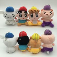 4.8inches Crayon Shin-chan anime plush dolls(4pcs ...