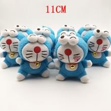 4inches Doraemon plush dolls set(10pcs a set)