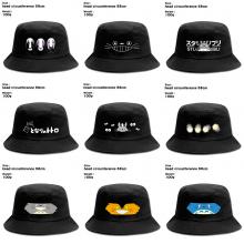 Totoro anime bucket hat cap