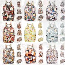 Neko Atsume Naruto One Piece Totoro anime backpack...