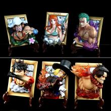 One Piece Luffy ACE Sabo Zoro Nami Usopp frame ani...