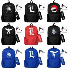 Death Note anime backpack bag + pen bag