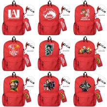 My Hero Academia anime backpack bag + pen bag