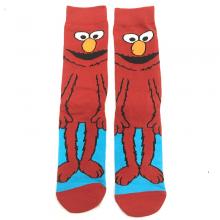 Sesame Street cotton long socks a pair