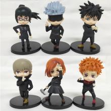 Jujutsu Kaisen anime figures set(6pcs a set)(OPP b...