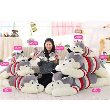 Husky dog plush doll 30CM/45CM/55CM/70CM/100CM/120CM