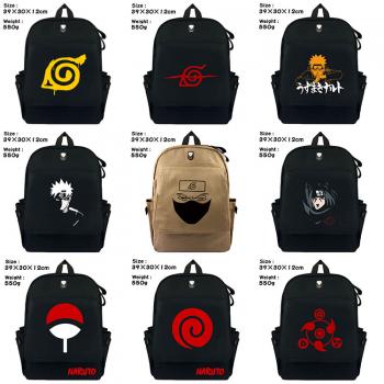 Naruto canvas backpack bag