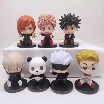 Demon Slayer anime figures set(7pcs a set)(OPP bag)