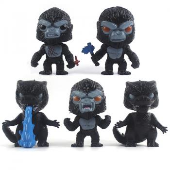 Godzilla vs Kong movie figures set(5pcs a set)(OPP bag)