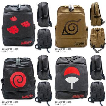 Naruto canvas backpack bag