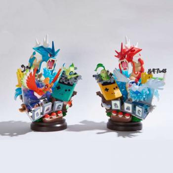 Pokemon Gyarados Celebi Ho-Oh anime figure