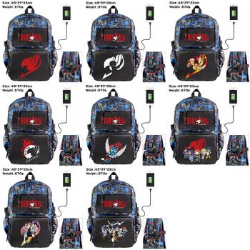 Fairy Tail anime nylon backpack bag