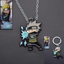 Naruto Hatake Kakashi anime necklace key chain