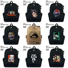 My Hero Academia canvas backpack bag