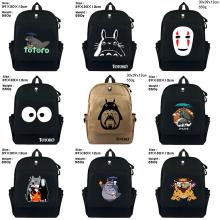  Totoro anime canvas backpack bag 