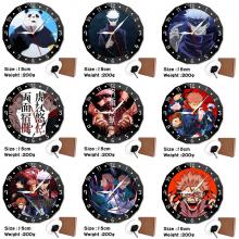 Jujutsu Kaisen anime acrylic wall clock