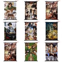 Attack on Titan anime wall scroll