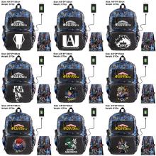 My Hero Academia anime nylon backpack bag