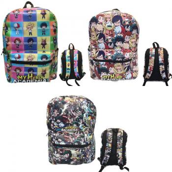 My Hero Academia anime backpack bag