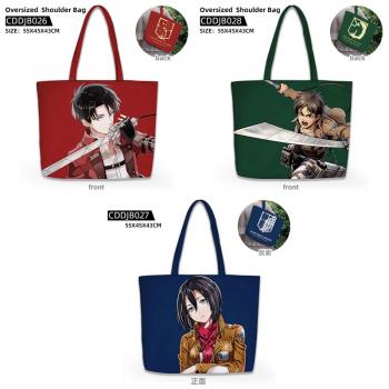 Attack on Titan anime oversized shoulder bag