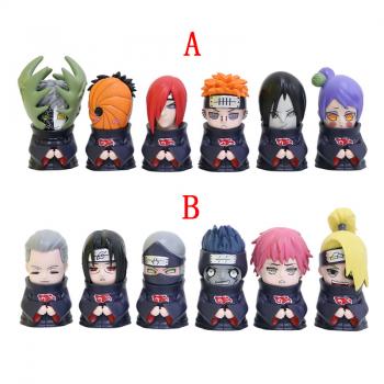 Naruto anime figures set(6pcs a set)(OPP bag)