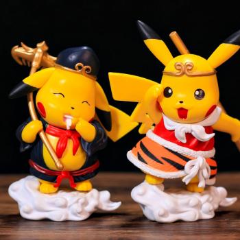 Pikachu cos Monkey King Pigsy anime figure(OPP bag)