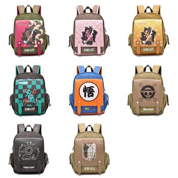 Demon Slayer One Piece Naruto Dragon ball anime backpack bag