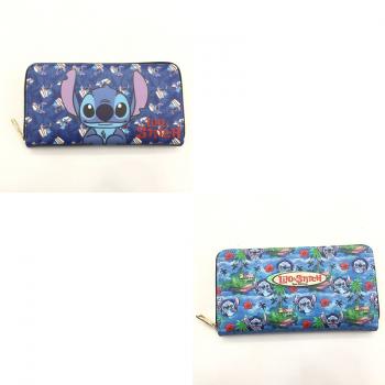 Stitch anime long wallet