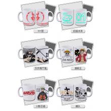 One piece/Naruto/TOTORO anime ceramic coffee cup m...