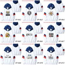 One Piece anime cotton thin harajuku sweatshirt hoodies clothes