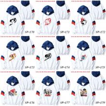 Fairy Tail anime cotton thin harajuku sweatshirt hoodies clothes