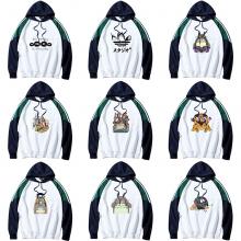 Totoro anime cotton thin sweatshirt hoodies clothe...