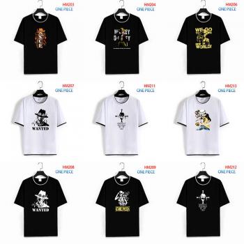 One Piece anime cotton t-shirt