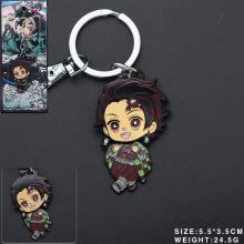 Demon Slayer Kamado Tanjirou anime movable key cha...