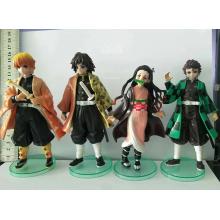 Demon Slayer anime figures set(4pcs a set)(OPP bag...