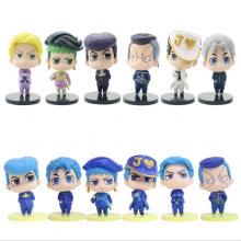 JoJo's Bizarre Adventure anime figures set(6pcs a set)(OPP bag)