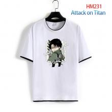 Attack on Titan anime cotton t-shirt