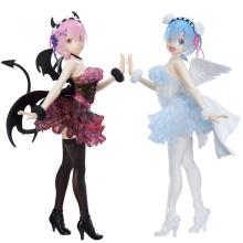 Re:Life in a different world from zero angel rem demon ram figure