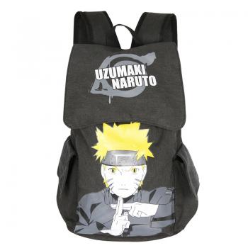 Naruto anime canvas backpack bag