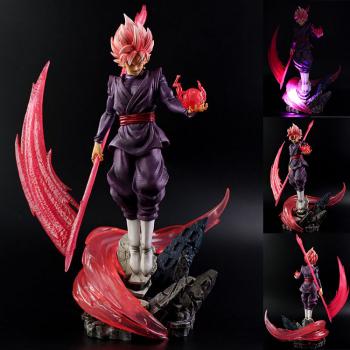 Dragon Ball Super Saiyan ROSE Son Goku Zamasu anime figure(can lighting)