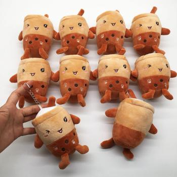 4.8inches Milk Tea Boba anime plush dolls set(10pcs a set)