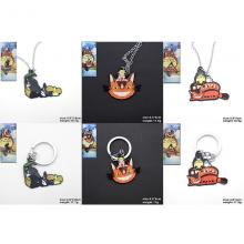 Totoro anime key chain/necklace