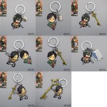 Attack on Titan anime key chain