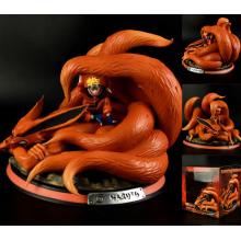 Uzumaki Naruto and Kulama anime figures a set