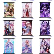 Genshin Impact game wall scroll wallscrolls 60*90C...