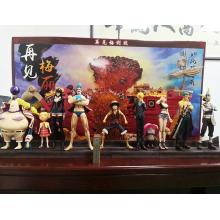 One Piece Going Merry goodbye anime figures a set
